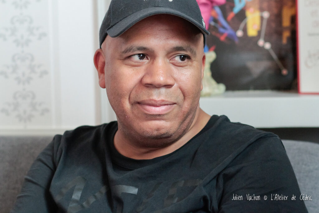 Fabrice Sioul photographié à L’Atelier de Cédric