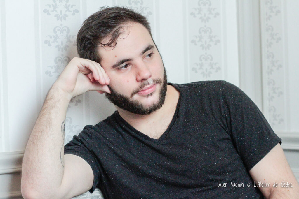 Jérôme Vidal photographié à L’Atelier de Cédric