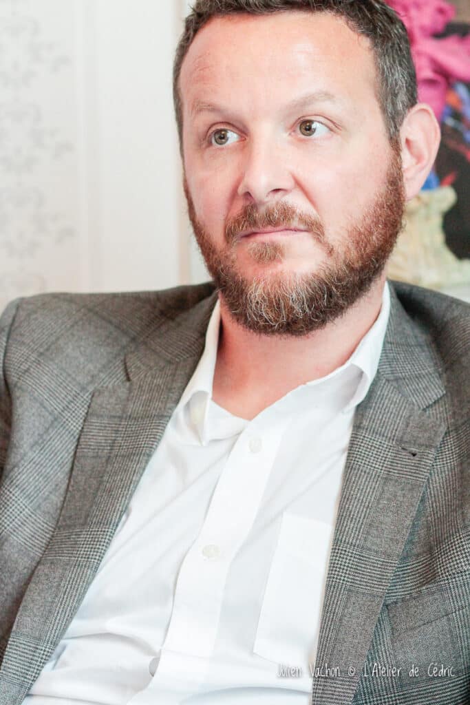 Julien Lefevre photographié à L’Atelier de Cédric