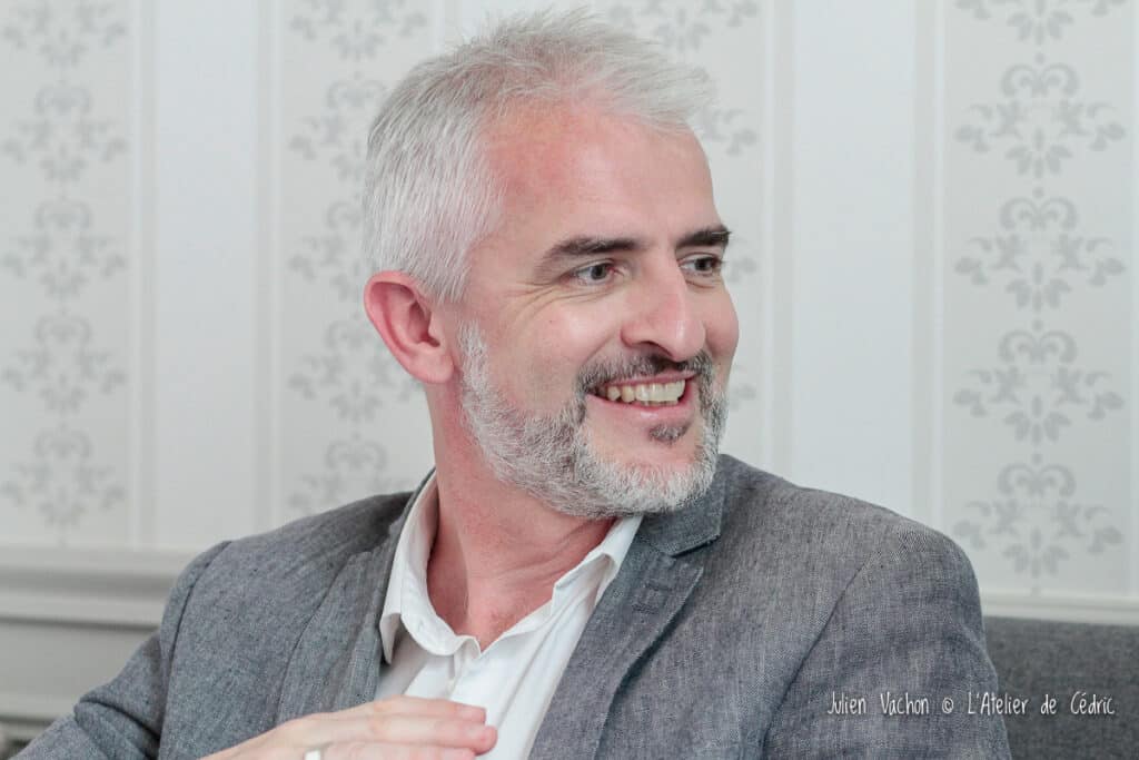 Sébastien Aguerre photographié à L’Atelier de Cédric