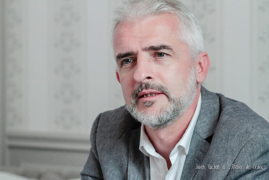 Sébastien Aguerre photographié à L’Atelier de Cédric
