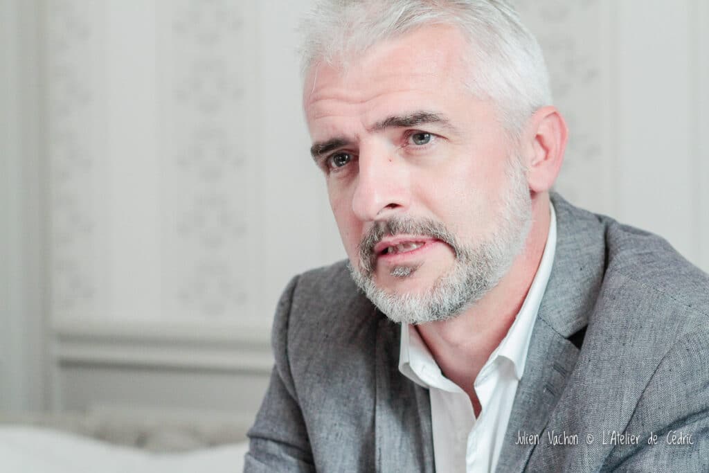 Sébastien Aguerre photographié à L’Atelier de Cédric