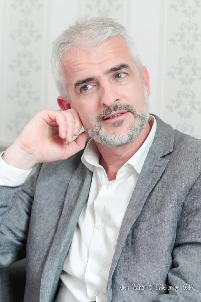 Sébastien Aguerre photographié à L’Atelier de Cédric