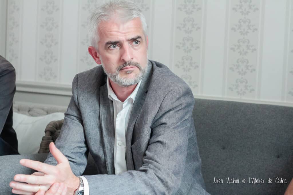 Sébastien Aguerre photographié à L’Atelier de Cédric