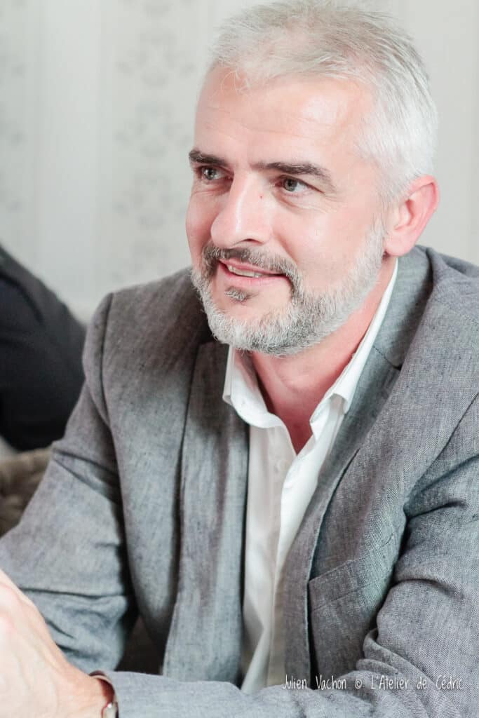 Sébastien Aguerre photographié à L’Atelier de Cédric