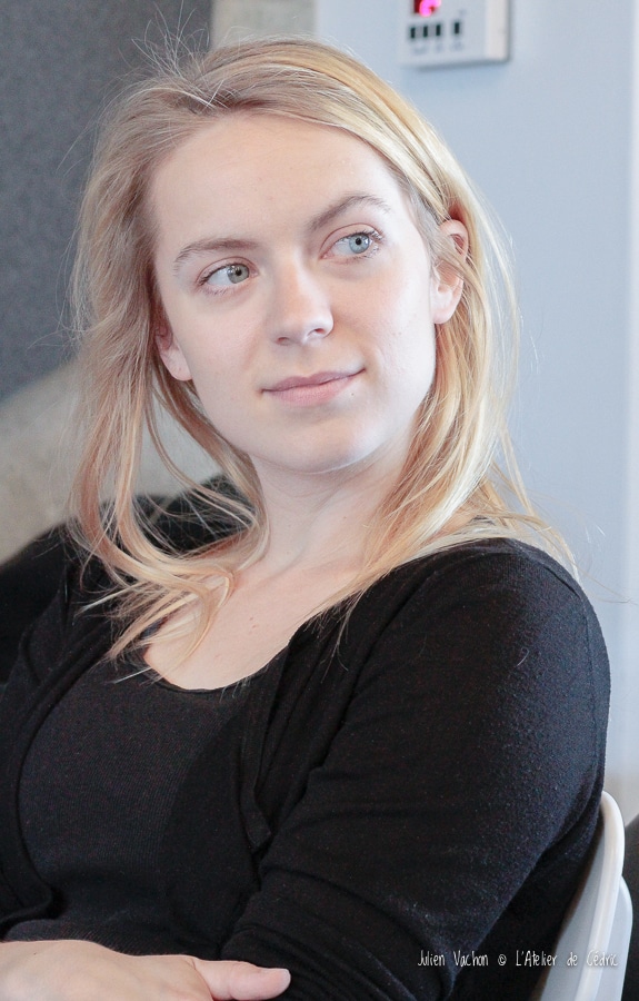 Vanessa Francoeur aux rencontres pros de l’atelier de Cédric, 2018