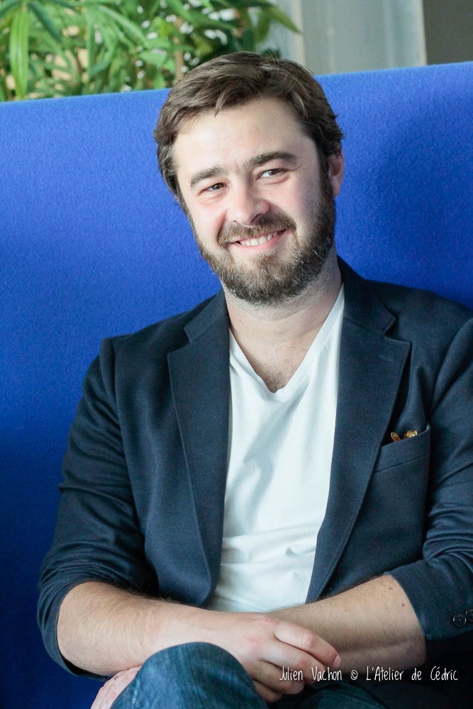 Alexandre Larue, ex-directeur de la promotion de Parlophone (Warner Music France), aujourd’hui chez Grand Bain RP, photographié pour L’Atelier de Cédric