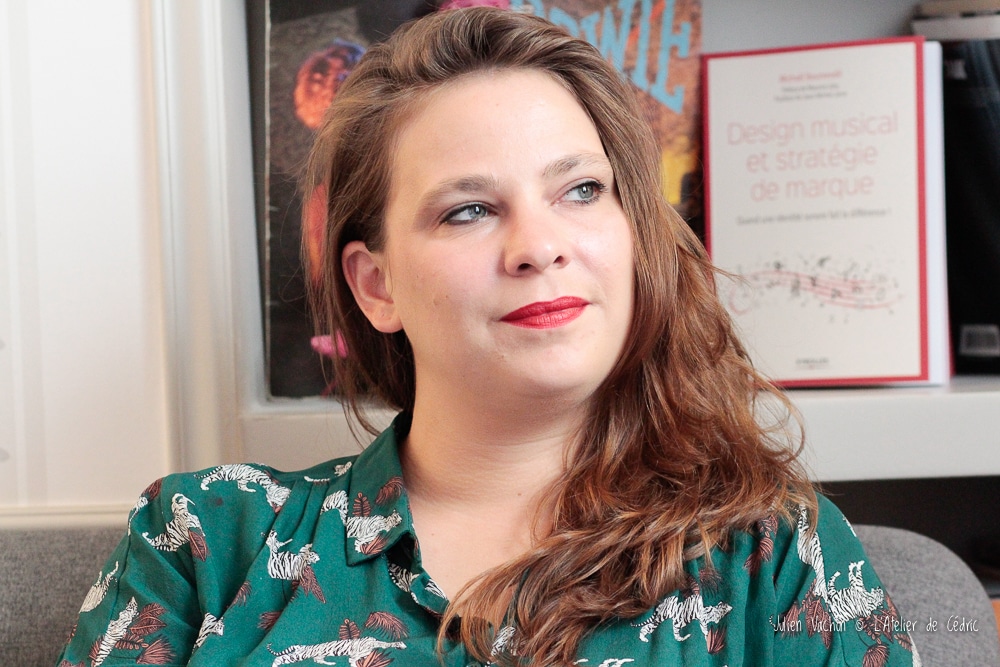 Pauline Richaud, responsable communication de The Talent Boutique, aux rencontres pros de L’Atelier de Cédric