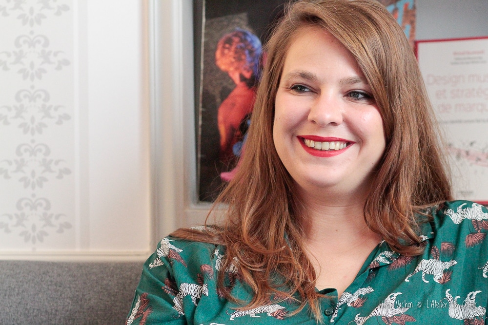 Pauline Richaud, responsable communication de The Talent Boutique, aux rencontres pros de L’Atelier de Cédric