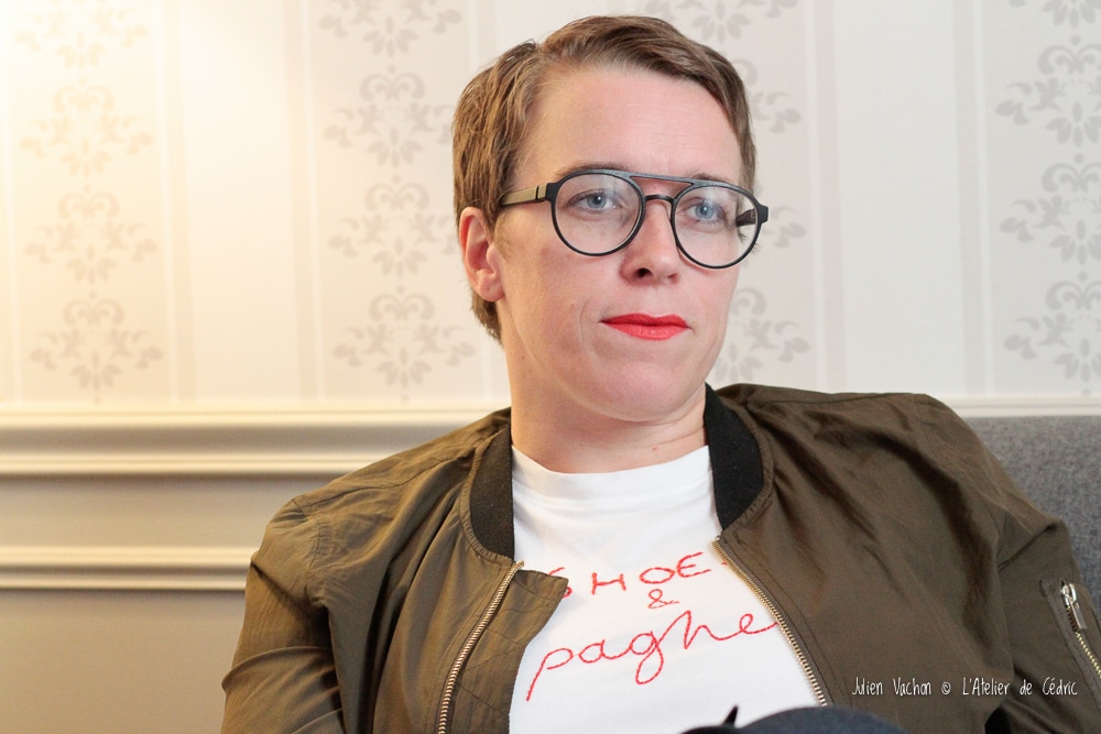 Stéphanie Poncelet, ex-responsable éditoriale d'ARTE Concert, photographiée pour L'Atelier de Cédric