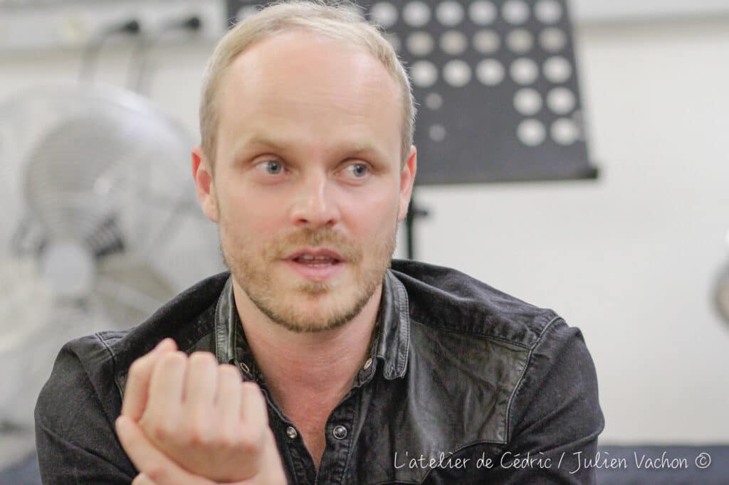 Olivier Decrouille, directeur de production et compositeur, aux rencontres pros de L’Atelier de Cédric