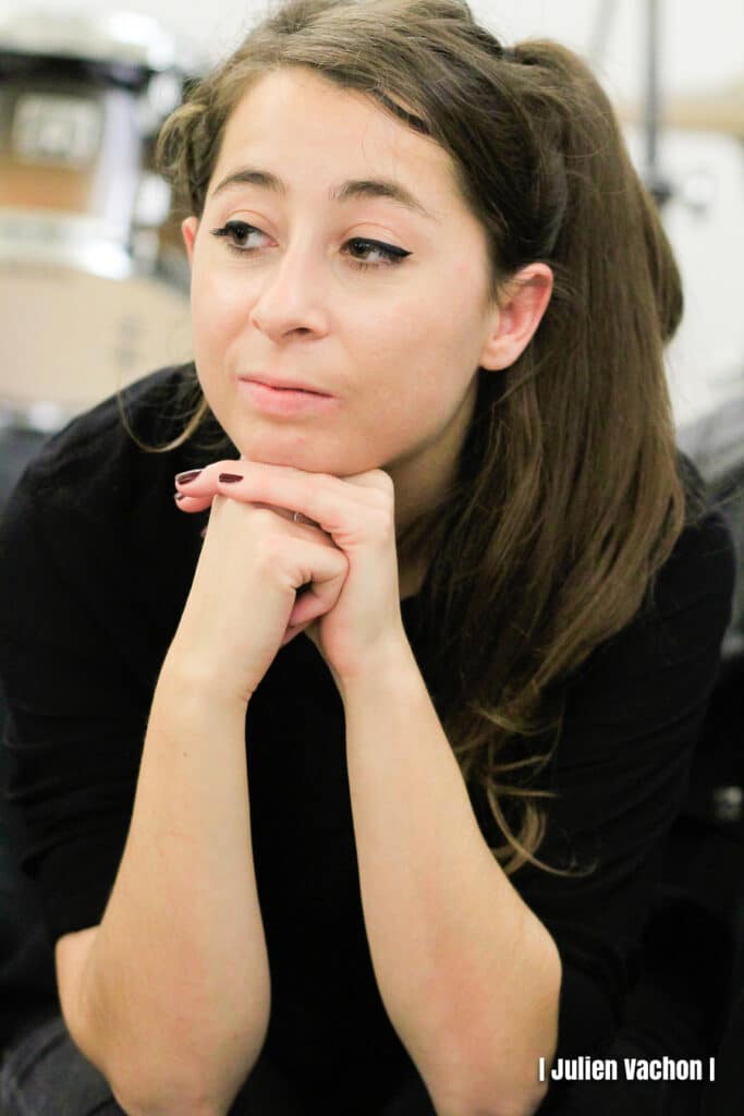 Adèle Magnant, éditrice et co-fondatrice de Les Cousines, à l’Atelier de Cédric