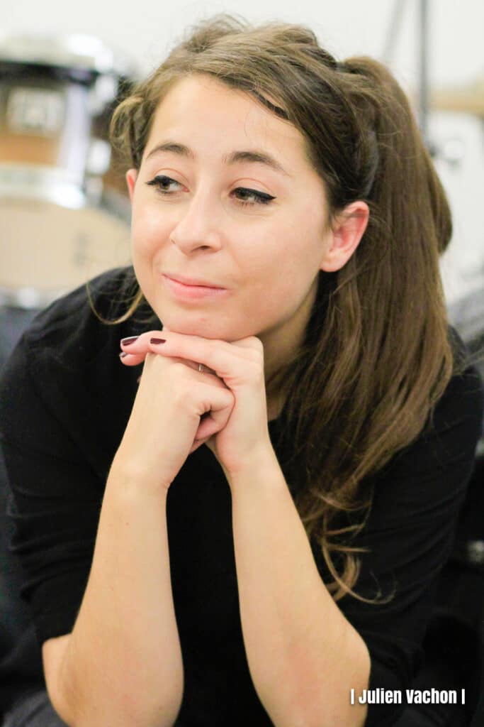 Adèle Magnant, éditrice et co-fondatrice de Les Cousines, à l’Atelier de Cédric