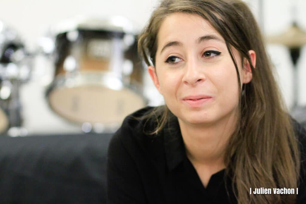 Adèle Magnant, éditrice et co-fondatrice de Les Cousines, à l’Atelier de Cédric