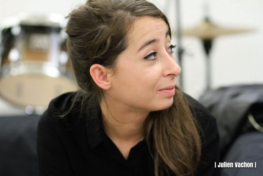 Adèle Magnant, éditrice et co-fondatrice de Les Cousines, à l’Atelier de Cédric