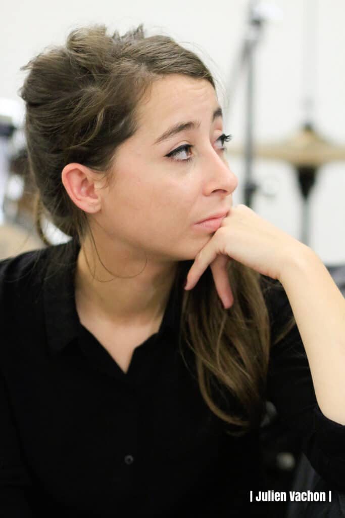 Adèle Magnant, éditrice et co-fondatrice de Les Cousines, à l’Atelier de Cédric