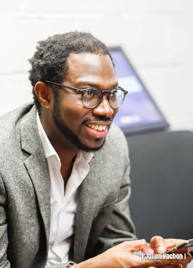 Abdoulaye Sambe, fondateur et CEO de GIGZ, aux rencontres pros de L’Atelier de Cédric