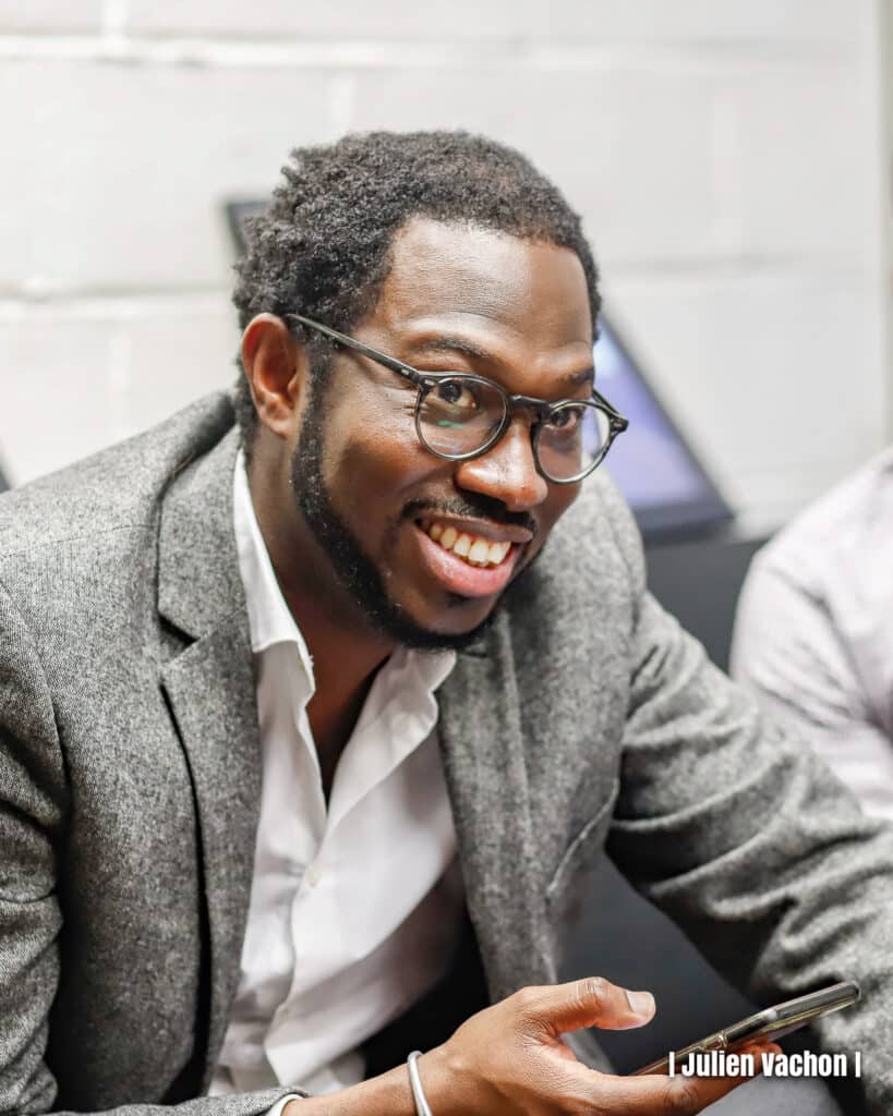 Abdoulaye Sambe, fondateur et CEO de GIGZ, aux rencontres pros de L’Atelier de Cédric
