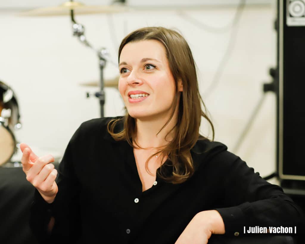 Enora Houbart, business affairs et supervision musicale chez GUM, aux rencontres pros de L’Atelier de Cédric