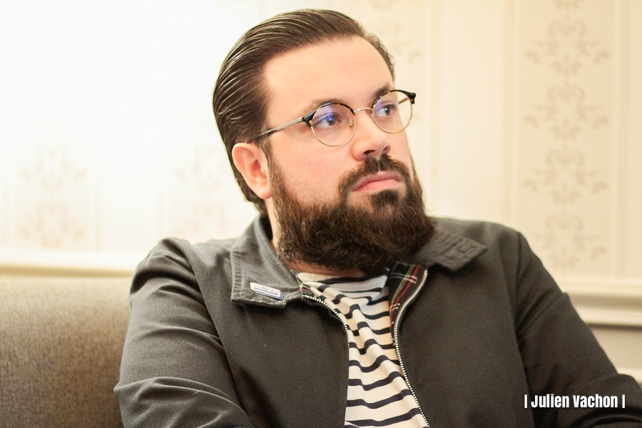 Robin Godet, producteur et directeur de festival, aux rencontres pros de L’Atelier de Cédric