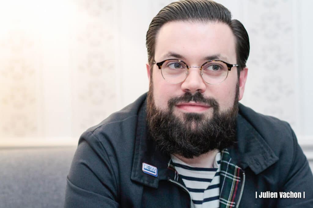 Robin Godet, producteur et directeur de festival, aux rencontres pros de L’Atelier de Cédric