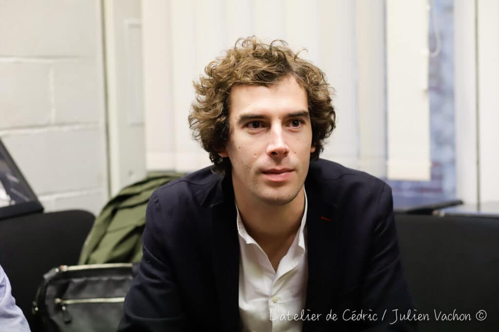 Axel Destagnol, co-fondateur de ClapCharts, à l’Atelier de Cédric