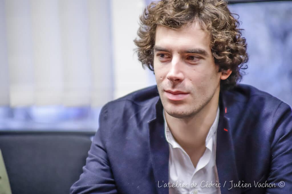 Axel Destagnol, co-fondateur de ClapCharts, à l’Atelier de Cédric