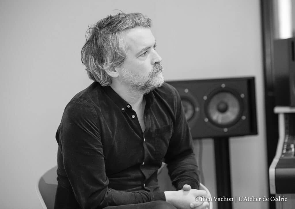 Matthieu Devos, co-fondateur des Disques Pavillon, à l’Atelier de Cédric