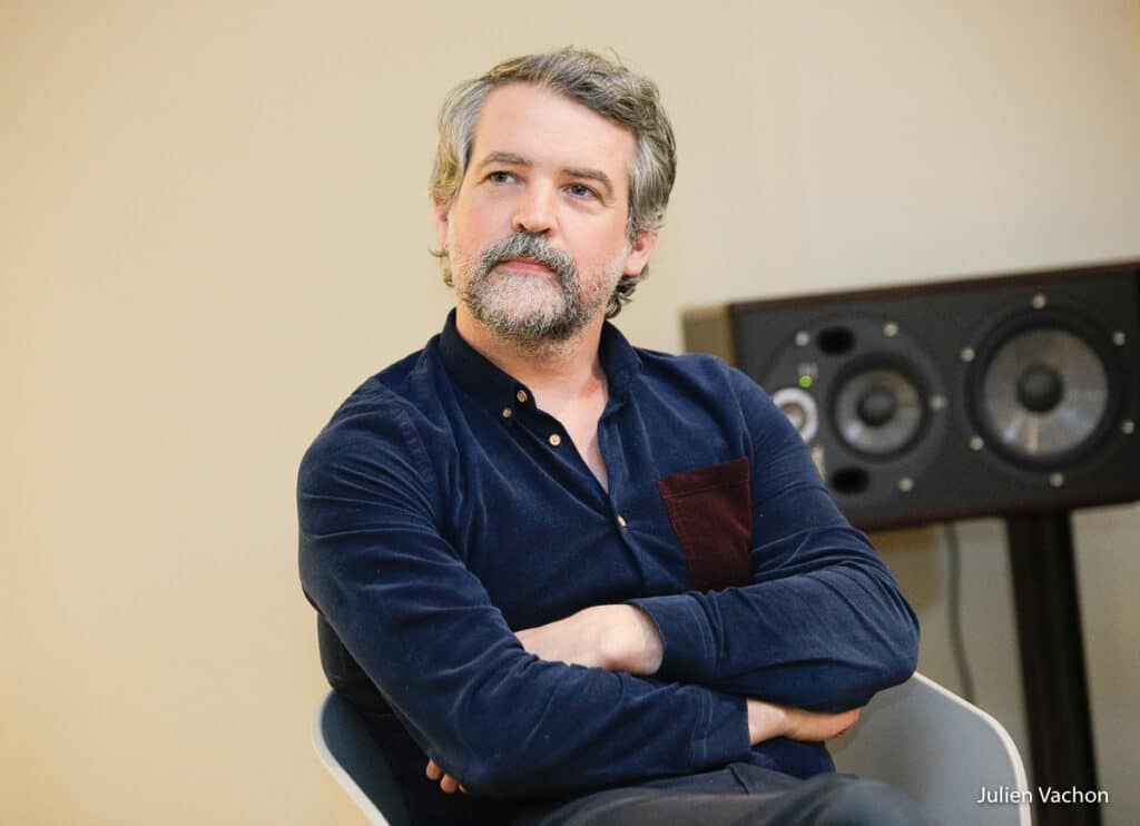 Matthieu Devos, co-fondateur des Disques Pavillon, à l’Atelier de Cédric