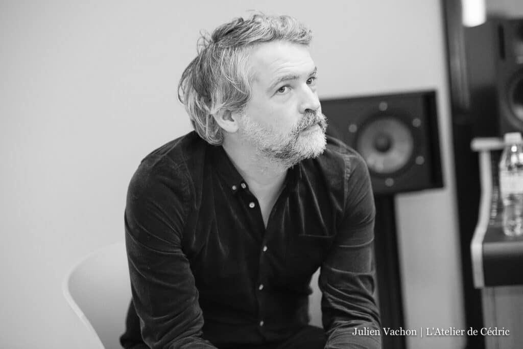 Matthieu Devos, co-fondateur des Disques Pavillon, à l’Atelier de Cédric