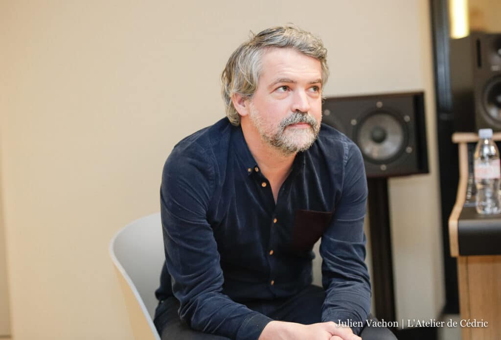 Matthieu Devos, co-fondateur des Disques Pavillon, à l’Atelier de Cédric