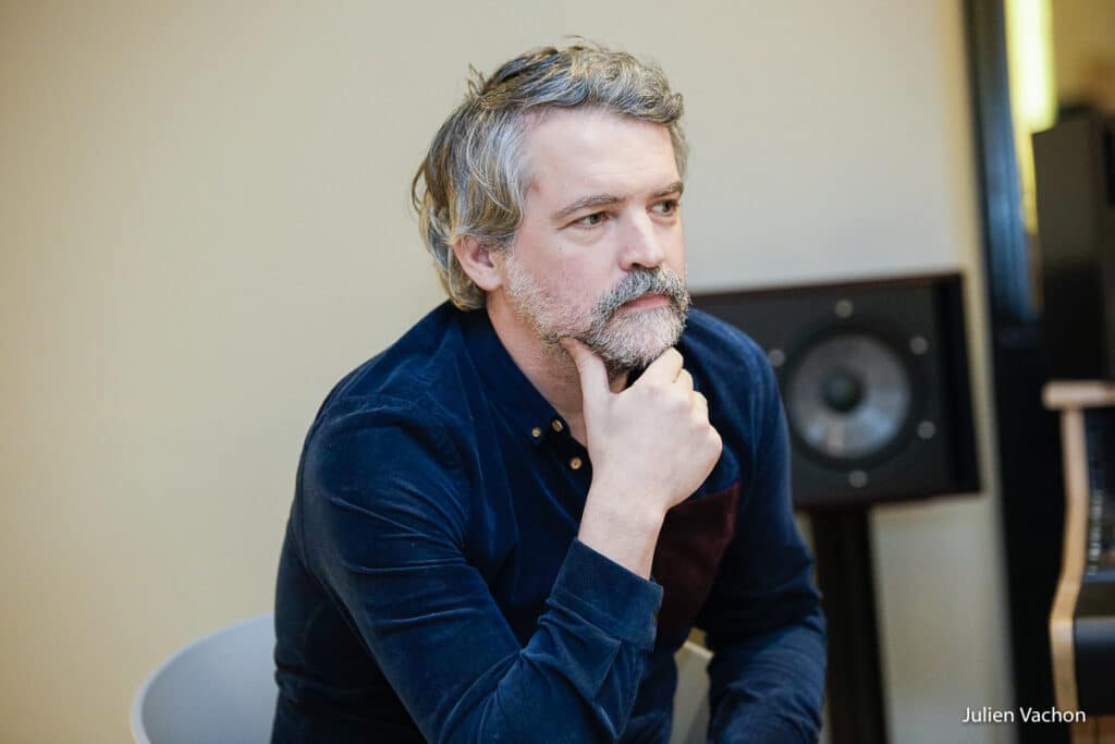 Matthieu Devos, co-fondateur des Disques Pavillon, à l’Atelier de Cédric