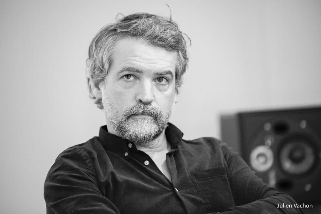 Matthieu Devos, co-fondateur des Disques Pavillon, à l’Atelier de Cédric
