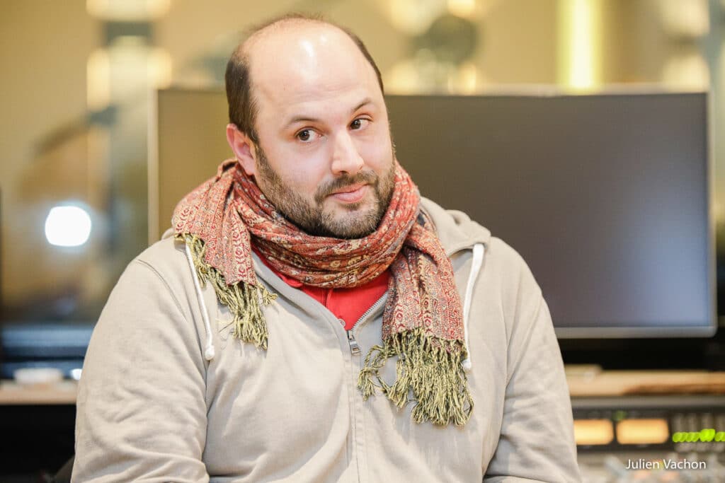 Thomas Persuy, fondateur de 18heures48, à l’Atelier de Cédric