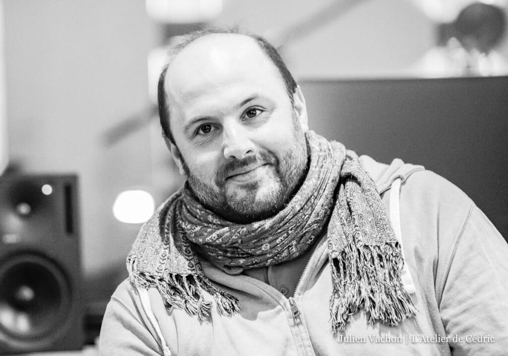 Thomas Persuy, fondateur de 18heures48, à l’Atelier de Cédric