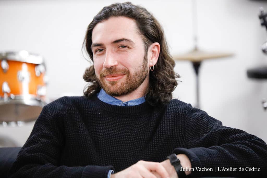 William Baudouin, vidéaste et créateur de contenus, à l’Atelier de Cédric
