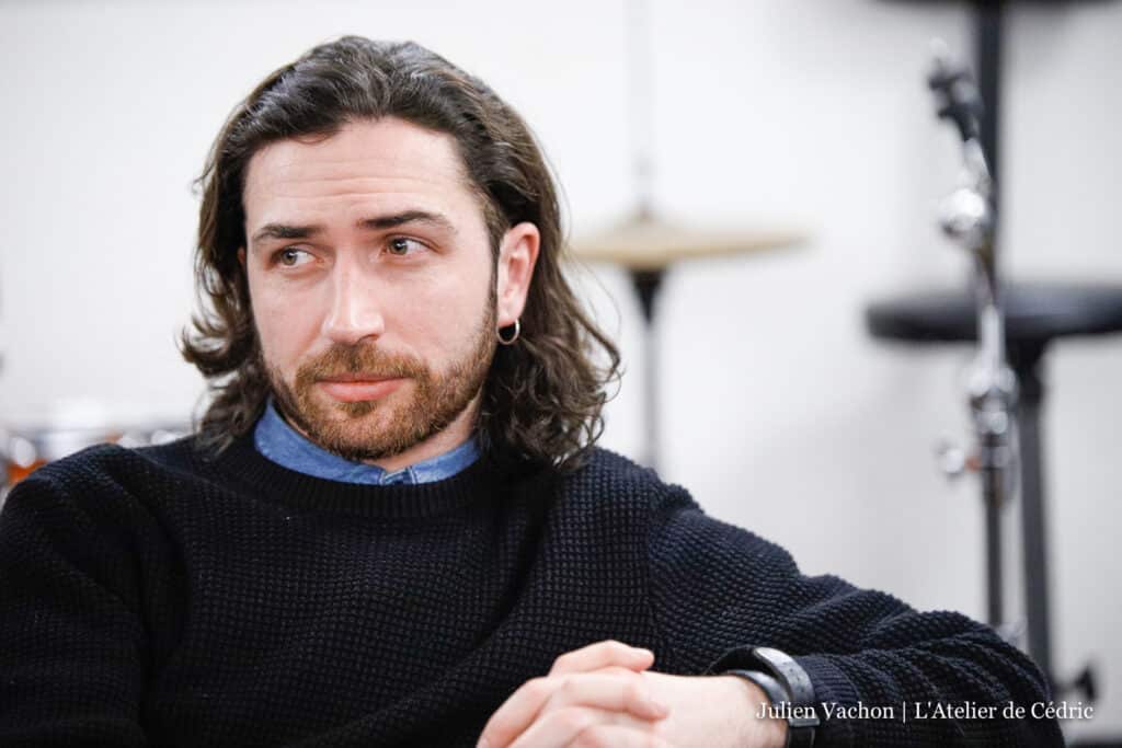 William Baudouin, vidéaste et créateur de contenus, à l’Atelier de Cédric