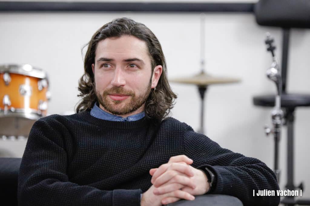 William Baudouin, vidéaste et créateur de contenus, à l’Atelier de Cédric