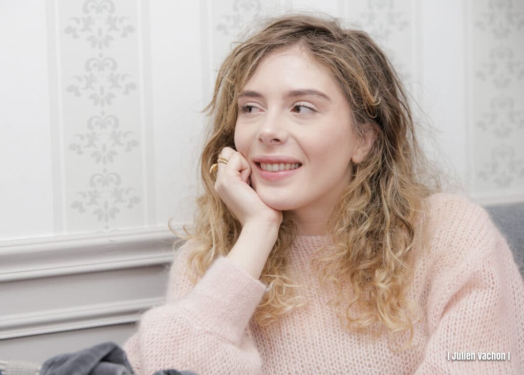Angèle Hafliger-Brethes, attachée de presse chez Columbia Records, à l’Atelier de Cédric