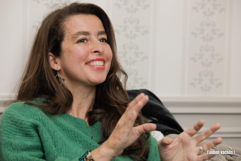 Céline Bensahkoun, attachée de presse musique et image, à l’Atelier de Cédric