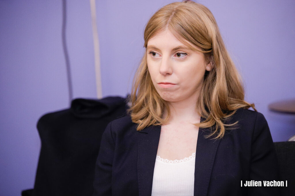 Athénaïs Rubio, chef de projet chez HRCLS Records, à l’Atelier de Cédric