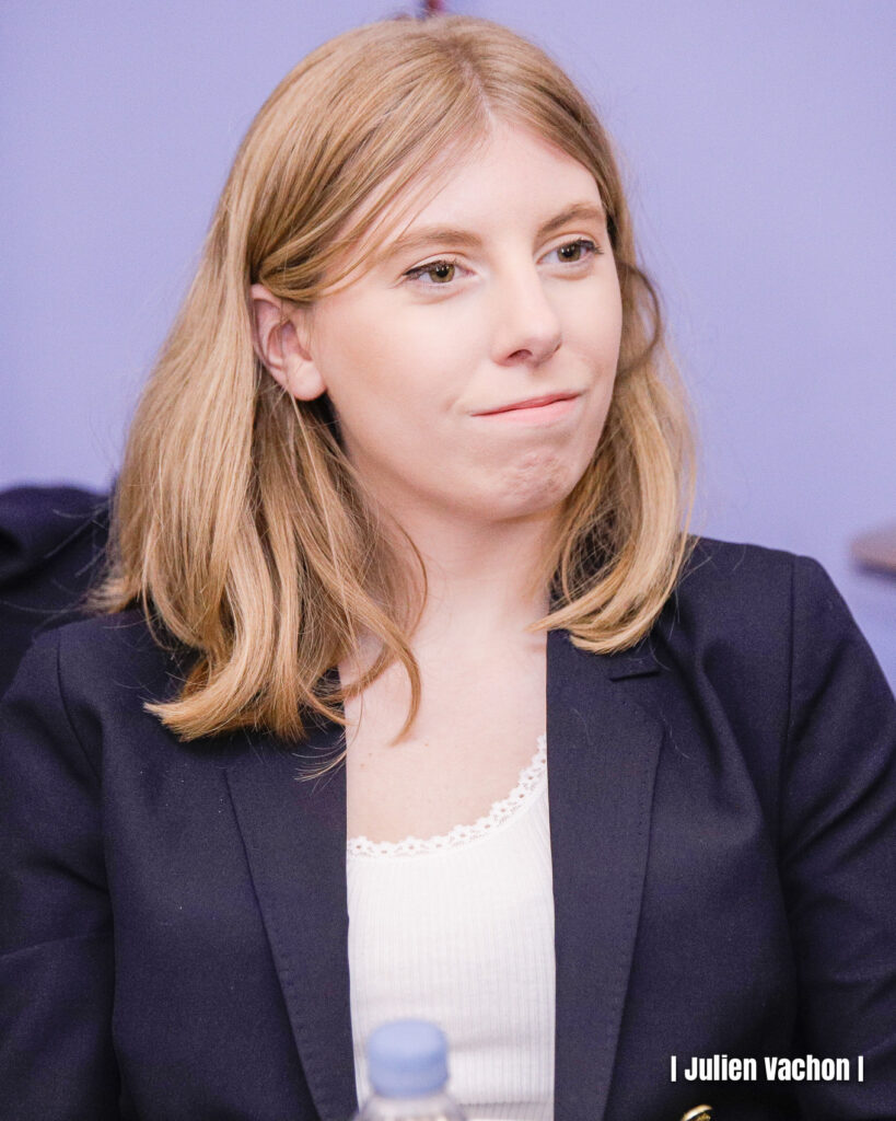 Athénaïs Rubio, chef de projet chez HRCLS Records, à l’Atelier de Cédric