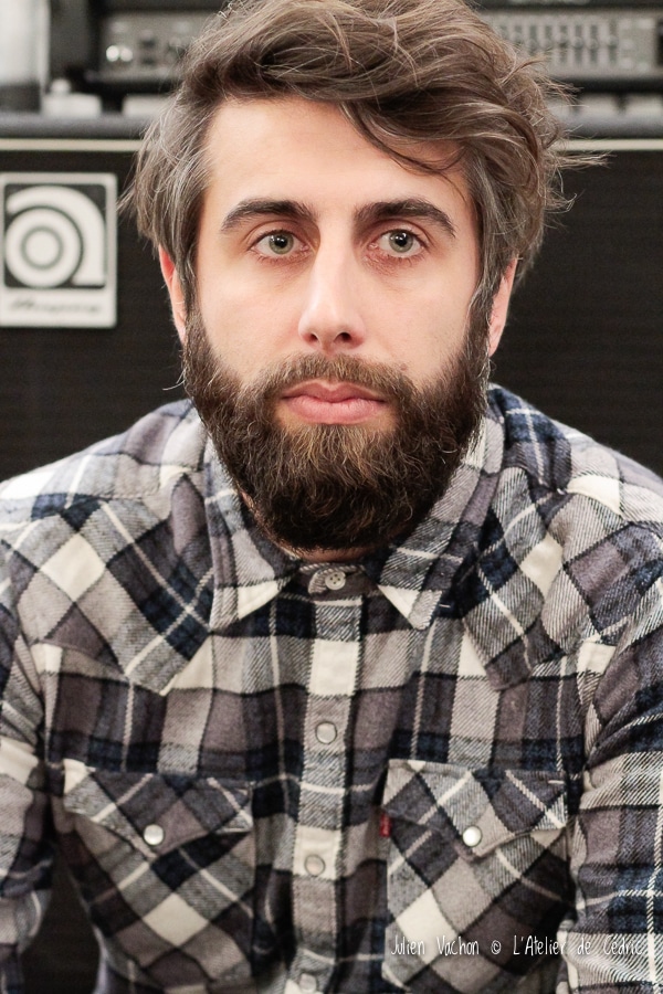 Jérémi Swann Derruppe, ingénieur du son et réalisateur, à L’Atelier de Cédric