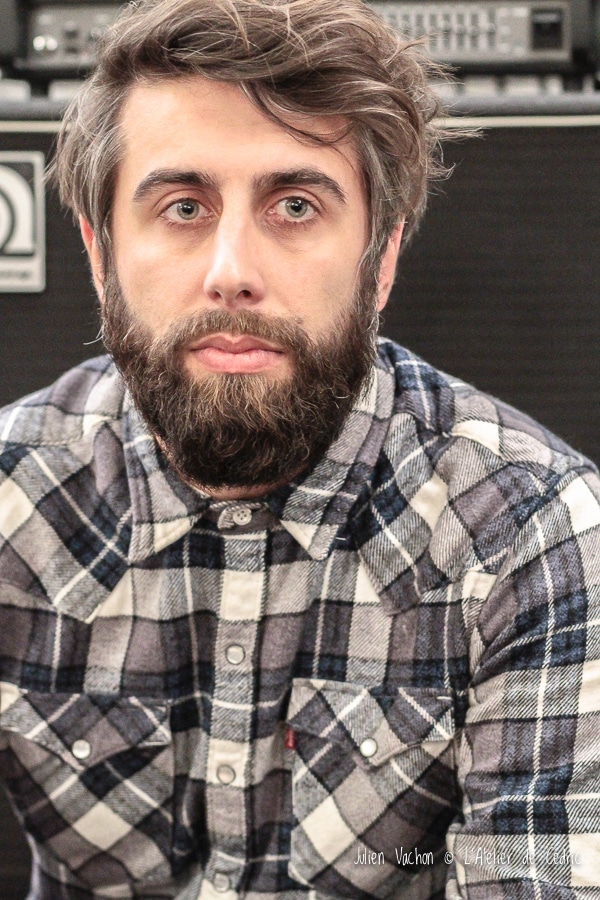 Jérémi Swann Derruppe, ingénieur du son et réalisateur, à L’Atelier de Cédric