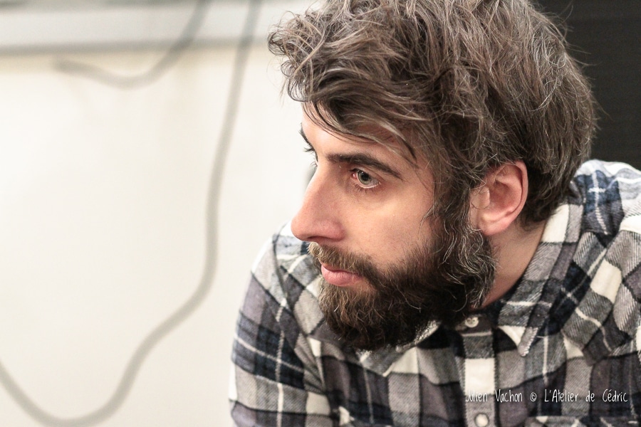 Jérémi Swann Derruppe, ingénieur du son et réalisateur, à L’Atelier de Cédric