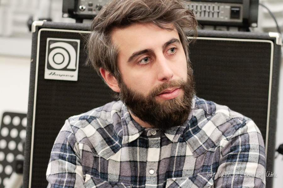 Jérémi Swann Derruppe, ingénieur du son et réalisateur, à L’Atelier de Cédric