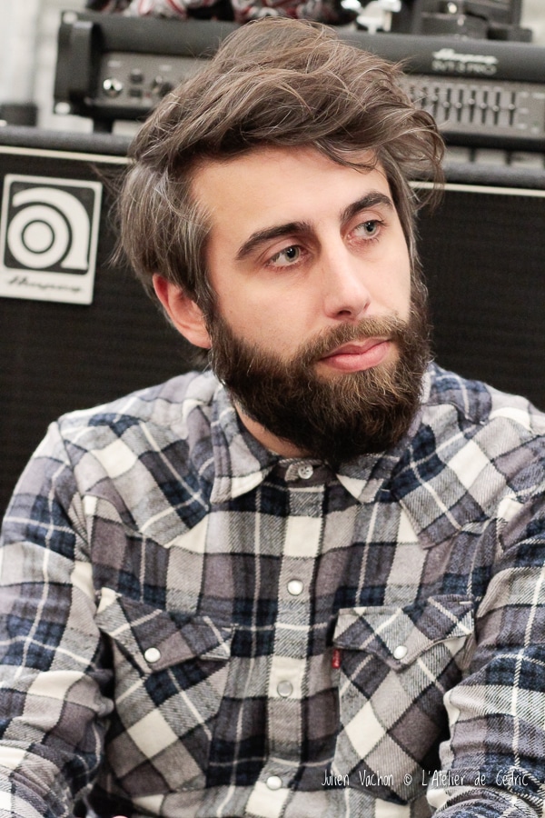 Jérémi Swann Derruppe, ingénieur du son et réalisateur, à L’Atelier de Cédric