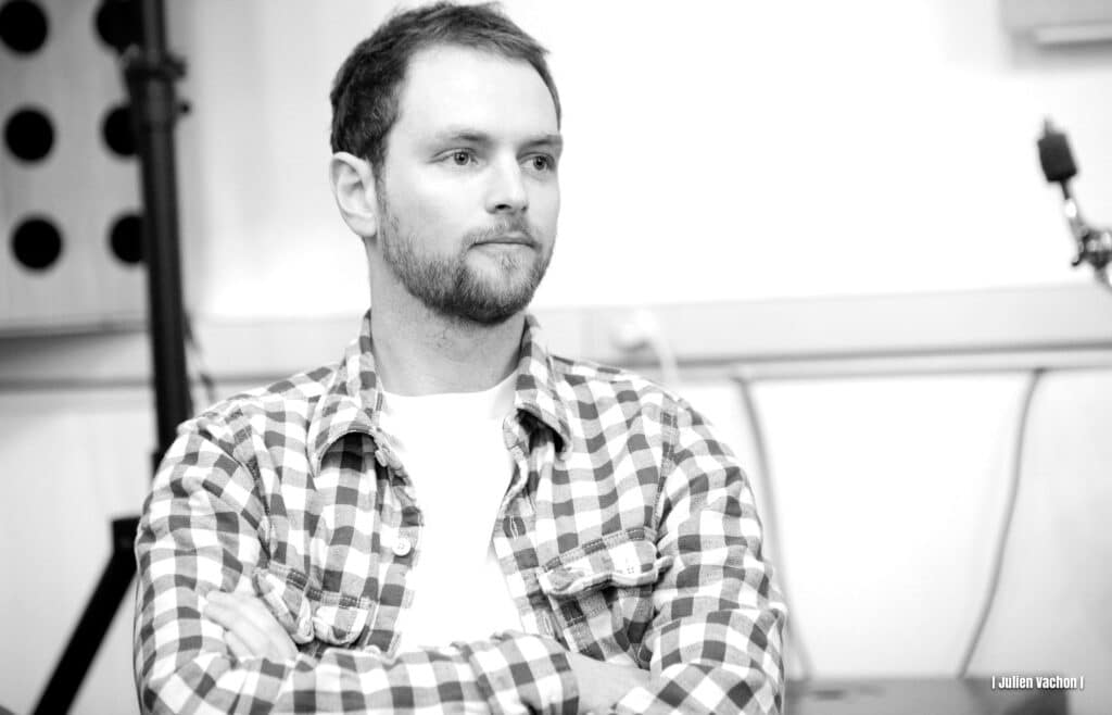 Eric Najar, compositeur et mixeur, à L’Atelier de Cédric