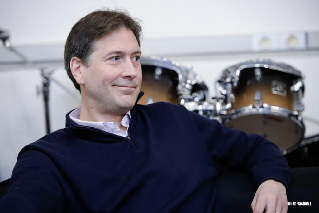 Guillaume Benhaim, fondateur de LibZik, à L’Atelier de Cédric