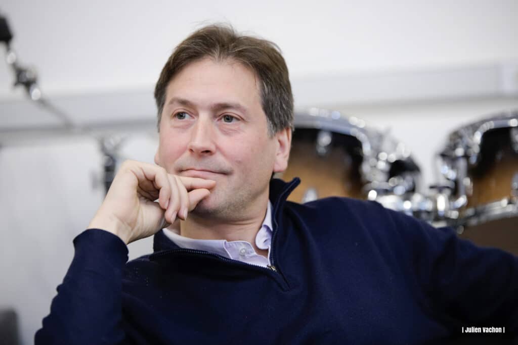 Guillaume Benhaim, fondateur de LibZik, à L’Atelier de Cédric